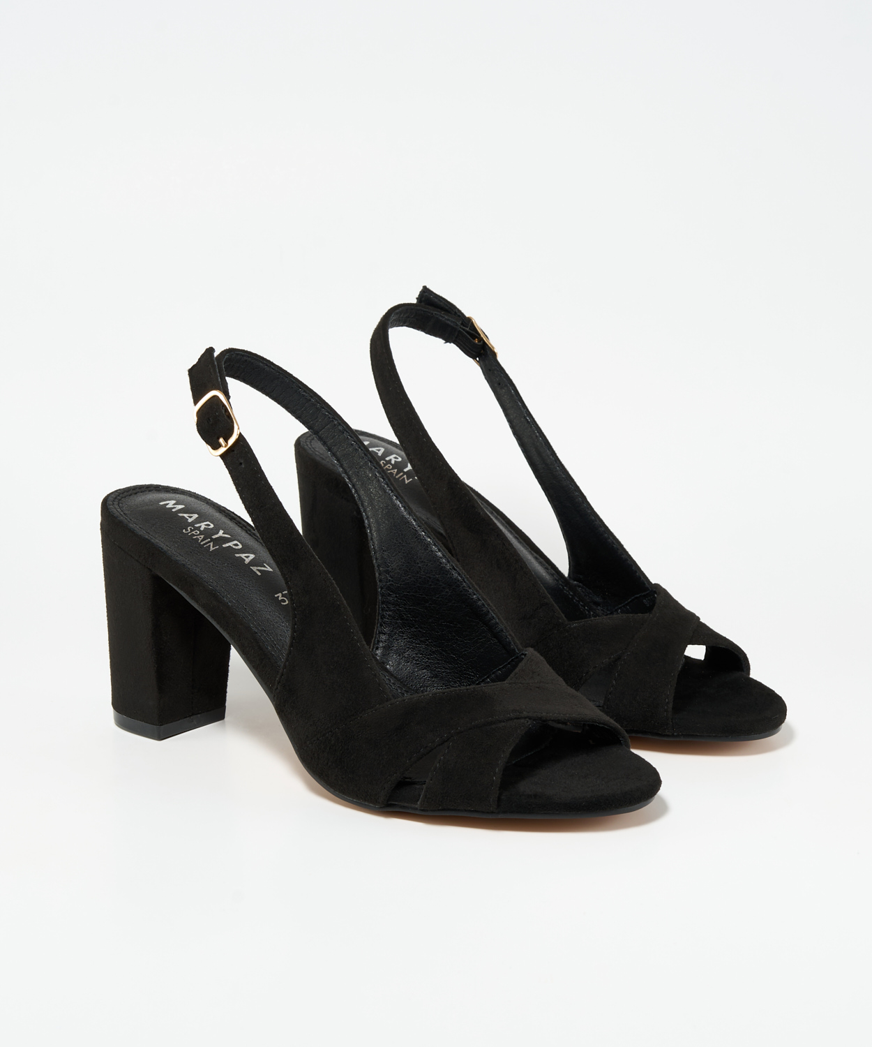 Sandália de calcanhar slingback  image number null